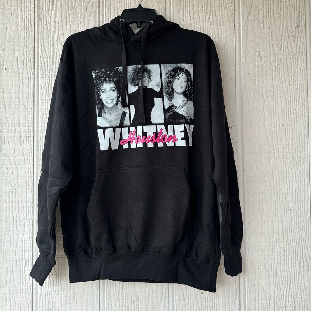 Whitney Houston Print Graphic Hoodie
